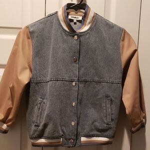 NOVA KIDS snap front denim jacket